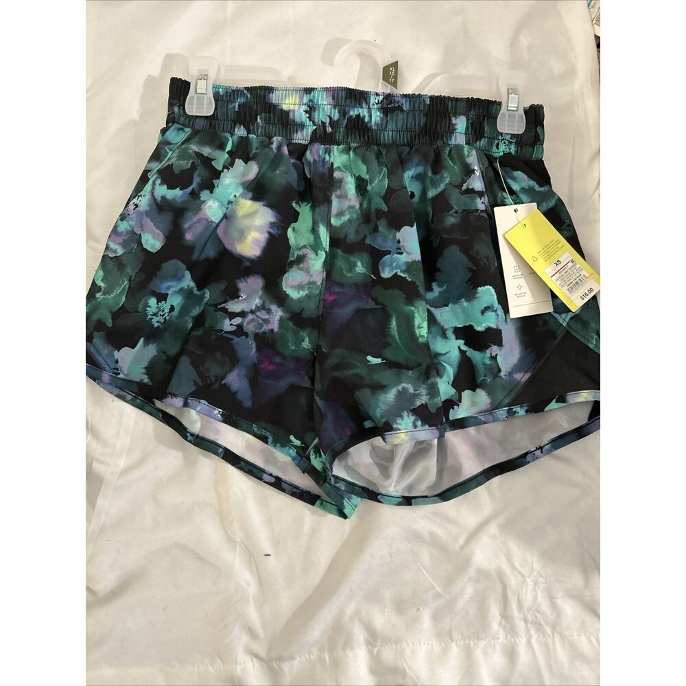 All In Motion Women’s Size XS Mint Leaf Mid Rise Run Running Shorts